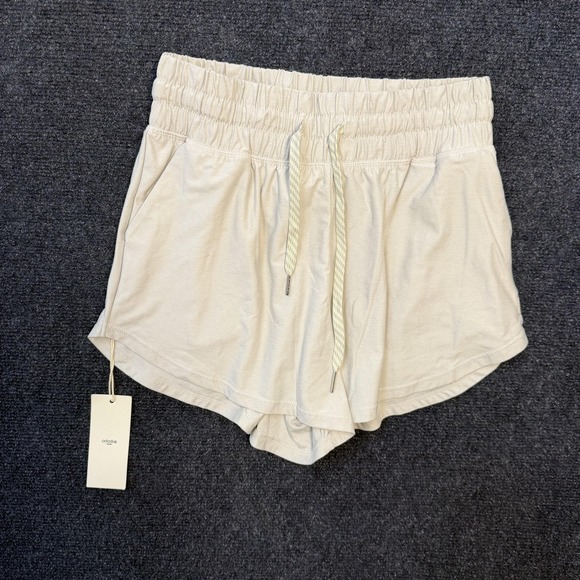 Ododos Pants - ODODOS Shorts Womens Small Beige Relaxed Fit Stratum Series Athletic Running